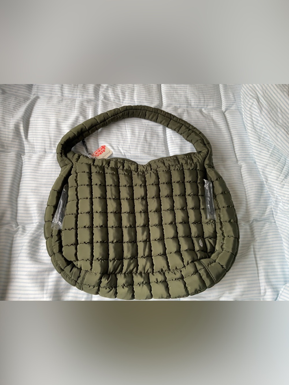FP MOVEMENT by free people-quilted carry-on army green💚 DISCOUNT SHIPPING!! NWT